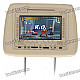Car Headrest 7" LCD DVD Media Player with FM/TV/IR/SD/USB