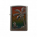 Metallic Oil Lighter with Tropical Summer Night Design