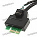 3.5" Internal PCI-E to USB 3.0 Host + All-in-1 Card Reader Combo