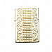 Metallic Oil Lighter with Golden Fifth Street Design