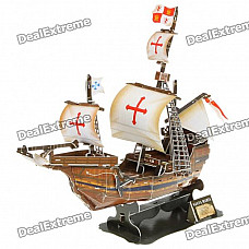 DIY 3D Puzzle Ship Model - Santa Maria