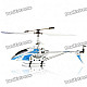 S105G Rechargeable 3-CH R/C Helicopter w/ Gyroscope - White + Blue (IR Remote/6 x AA)