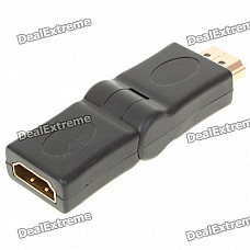 HDMI Male to Female Adapter/Converter (Black)