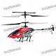 Rechargeable 4-CH R/C Helicopter w/ Gyroscope - Red + Black (IR Remote/6 x AA)