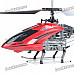 Rechargeable 4-CH R/C Helicopter w/ Gyroscope - Red + Black (IR Remote/6 x AA)