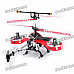 Rechargeable 4-CH R/C Helicopter w/ Gyroscope - Red + Black (IR Remote/6 x AA)