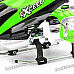 Rechargeable 4-CH R/C Helicopter w/ Gyroscope - Green + Black (IR Remote/6 x AA)