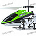 Rechargeable 3-CH R/C Helicopter w/ Gyroscope - Green + Black (IR Remote/6 x AA)