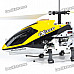 Rechargeable 3-CH R/C Helicopter w/ Gyroscope - Yellow + Black (IR Remote/6 x AA)