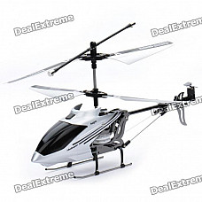 Iphone/Ipod Touch/Ipad Controlled Rechargeable 3-CH R/C I-Helicopter w/ Gyroscope - Silver + Black