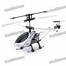 Iphone/Ipod Touch/Ipad Controlled Rechargeable 3-CH R/C I-Helicopter w/ Gyroscope - Silver + Black