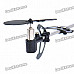 Iphone/Ipod Touch/Ipad Controlled Rechargeable 3-CH R/C I-Helicopter w/ Gyroscope - Silver + Black