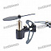 Iphone/Ipod Touch/Ipad Controlled Rechargeable 3-CH R/C I-Helicopter w/ Gyroscope - Black + Silver