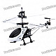 Iphone/Ipod Touch/Ipad Controlled Rechargeable 3-CH R/C I-Helicopter w/ Gyroscope - White + Black