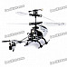 Iphone/Ipod Touch/Ipad Controlled Rechargeable 3-CH R/C I-Helicopter w/ Gyroscope - White + Black