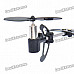 Iphone/Ipod Touch/Ipad Controlled Rechargeable 3-CH R/C I-Helicopter w/ Gyroscope - White + Black