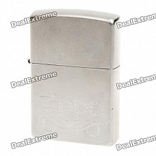 Genuine Zippo Fuel Copper Fluid Lighter - Silver