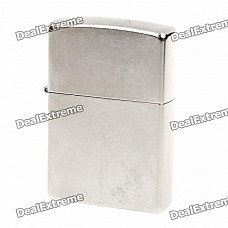 Genuine Zippo Brushed Fuel Copper Fluid Lighter - Silver