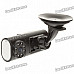 5.0MP Wide Angle Car DVR Camcorder w/ 8-IR LED Night Vision/TF (2.0" TFT LCD)