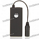 Rechargeable Bluetooth V2.1 Audio Receiver with 3.5mm Female Jack - Black