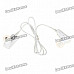 Dual Channel Bluetooth V2.1 Stereo Headset w/ Microphone - White (5-Hour Talk/180-Hour Standby)