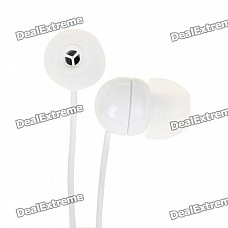 Stylish In-Ear Earphone for MP3/MP4/Cell Phone - White (3.5MM Jack)