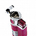 Tri-Flame Butane Jet Lighter with Color LED Display