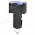 LED Display Cigarette Lighter Electric Voltage Meter for Auto Battery (DC 12/24V)