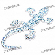 Shinning Crystal Zinc Alloy Lizard Sticker for Car