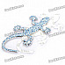 Shinning Crystal Zinc Alloy Lizard Sticker for Car