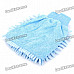 Chenille Fiber Car Washing Gloves - Light Blue