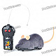Scary R/C Simulation Plush Mouse with Remote Controller - Gray (3 x AAA/2 x AA)