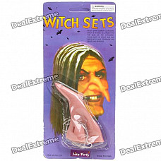 Plastic Witch Nose for Halloween Costume/Cosplay