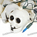 Halloween 16-Skull Style Colorful Flashing String Light (220V)