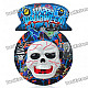 Halloween Wall-Mount Scary Skull with Voice Activated Light & Sound (3 x AA)