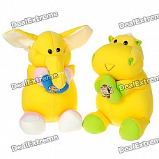 Cute Animals with Hearts Soft Foam Bead Dolls Set (Style Assorted)