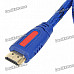 Gold Plated 1080P V1.4 HDMI Male to Male Shielded Connection Cable (1.5M-Length)