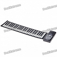 49-Key Digital Roll-up Soft Silicone Piano with MIDI