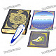 Rechargeable Holy Quran Point Reading Pen with TF Slot (4GB)