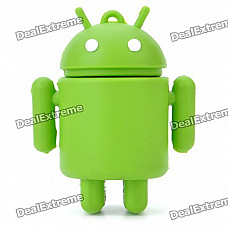 Cute Google Android Robot Style USB Flash/Jump Drive - Green (2GB)
