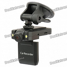1.3MP Wide Angle Digital Car Mini DVR Camcorder w/ 2-LED Light/TF (2.0" LCD)
