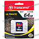 Genuine Transcend SDXC SD Memory Card - 64GB (Class 10)