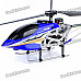 M2 Rechargeable 3.5-CH R/C Helicopter with Gyroscope - Blue (Radio Control/6 x AA)