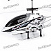 M5 Rechargeable 3.5-CH R/C Helicopter with Gyroscope - Black + White (IR Remote/6 x AA)