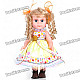 Cute Doll with Skirt & Curly Hair (Simulation Skin)