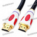 High Speed HDMI V1.4 Male to Male Connection Cable - Black (134CM-Length)