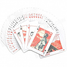 Chairman Mao Pattern Paper Playing Poker Cards - Culture Revolution Engraving