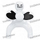 Unique Qigong Boy Style USB Powered 2-Blade Cooling Fan - White