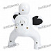 Unique Qigong Boy Style USB Powered 2-Blade Cooling Fan - White