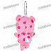 Cute Short Plush Pig Doll Toy Photo Frame